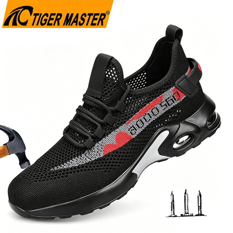 China TM3474 Breathable Summer Safety Shoes Steel Toe Anti-puncture Air-cushion Non-slip manufacturer
