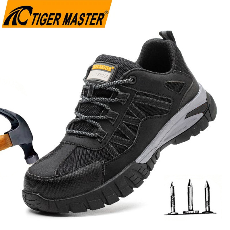 TM3476 CE Steel Toe Puncture-proof Mining Work Safety Shoes Non-slip Rubber Sole