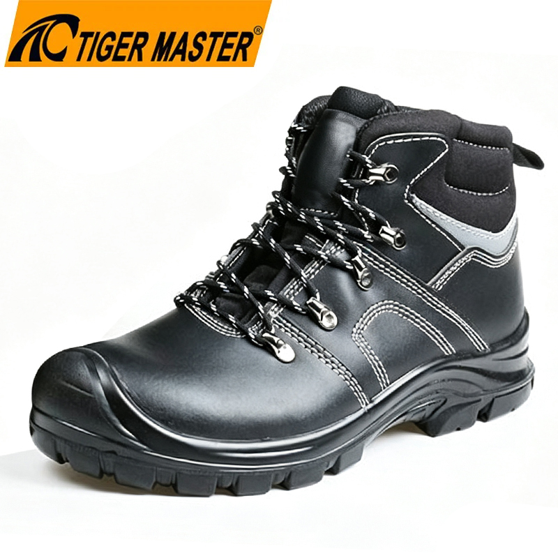 TM3529 Botas de segurança para trabalho industrial resistentes a óleo e deslizamento com biqueira de aço à prova de perfurações