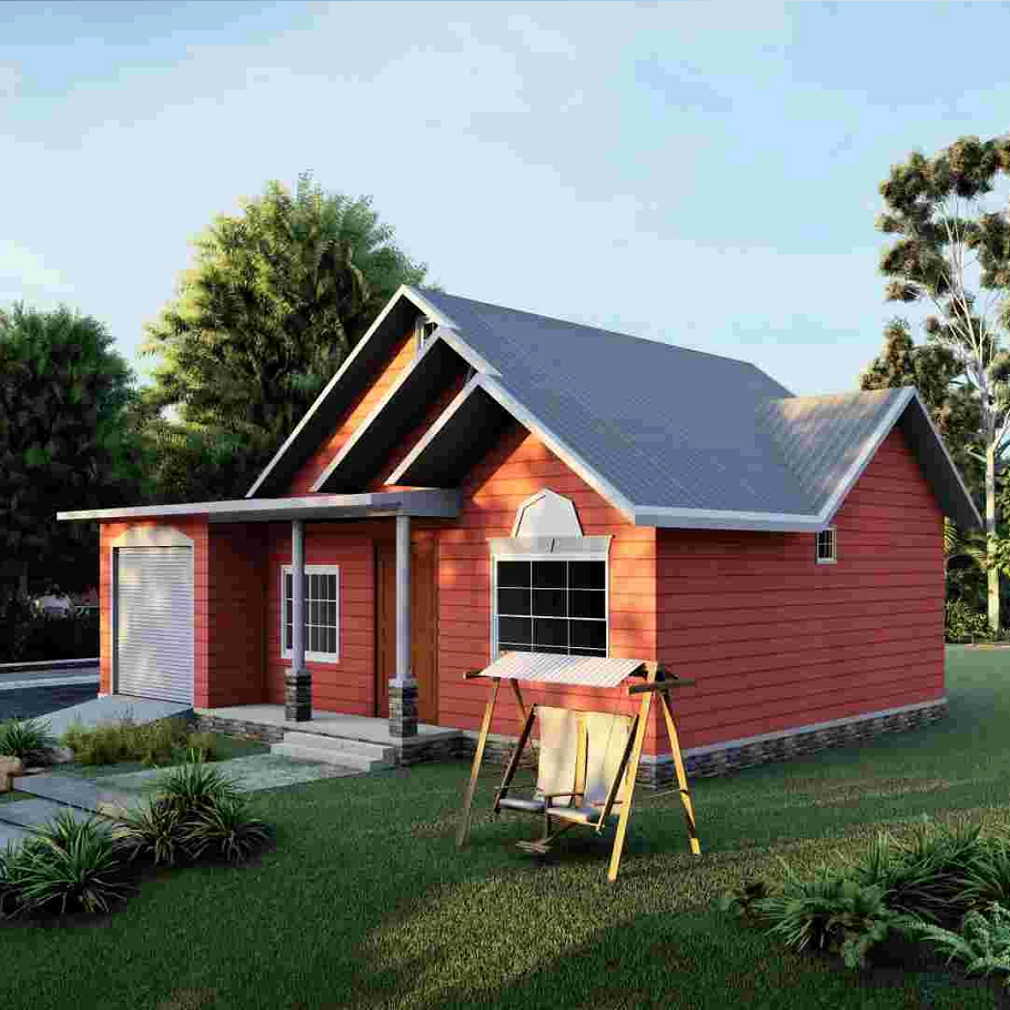 Lüks prefabrik inşa edilmiş çelik ev | Prefabriyat inşaat şirketi Çin