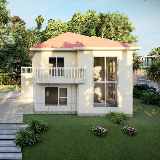 Çin'den yüksek kaliteli lüks dayanıklı önceden tasarlanmış çelik binalar ev