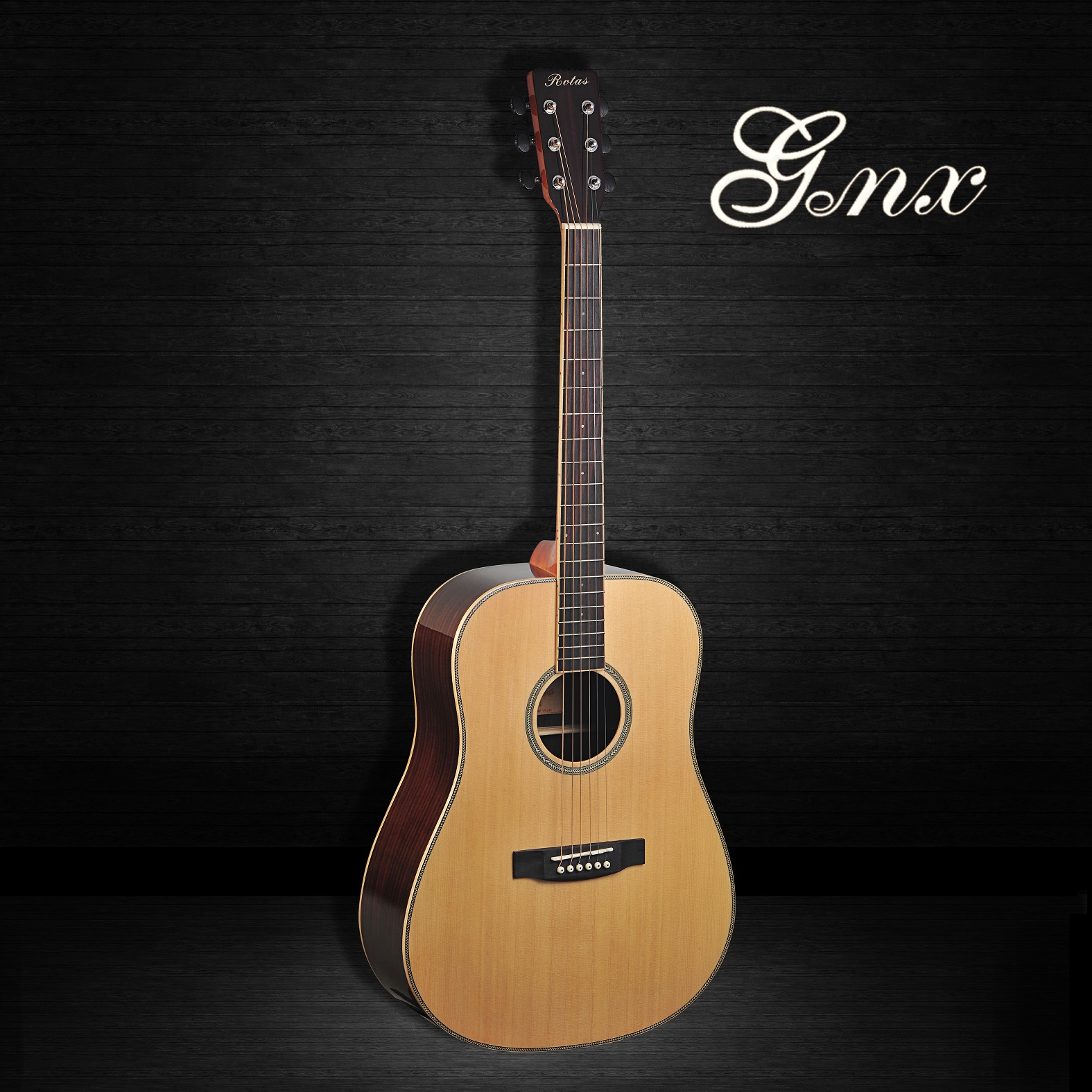 From China Musical instruments manufacture solid spruce acoustic guitars
