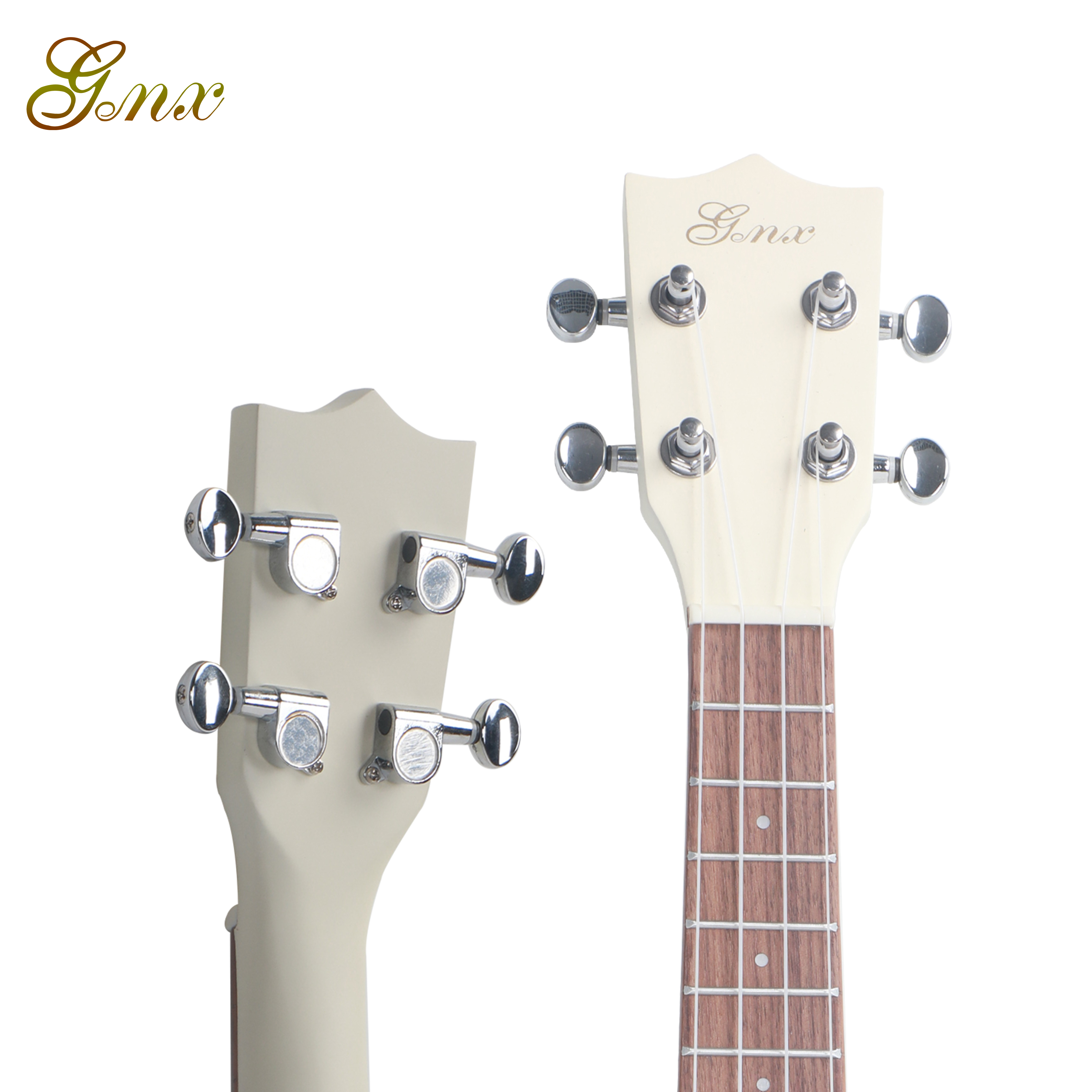 white ukulele