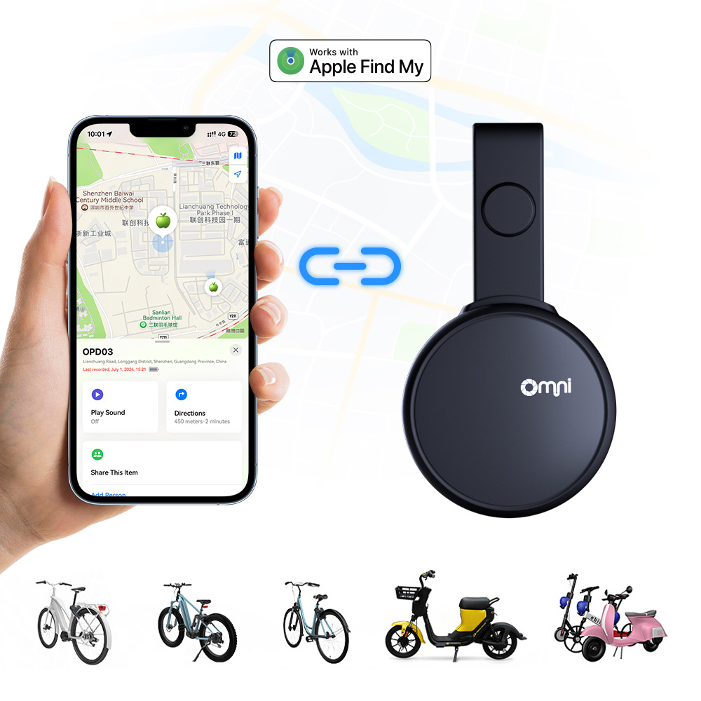 Locator Tracker with Global Tracking Unlimited Range for Bikes E-bikes Mopes Motorcycles