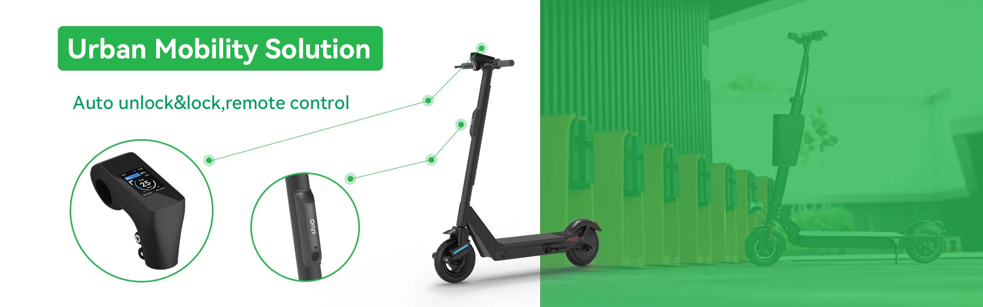 Soluzione scooter con dispositivo IoT