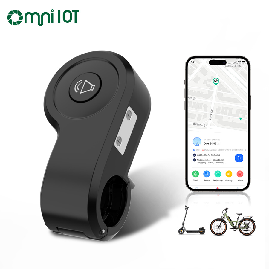 OMNI Tracker Ebike D536 per bici elettriche intelligenti con GPS 4G BLE