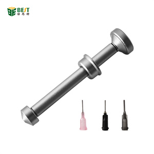 BST-013 Aluminum Alloy Push Tool Solder Paste BGA Flux UV Solder Mask Ink Welding Oil Push Rod Source Manufacturer Suppliers China Shenzhen