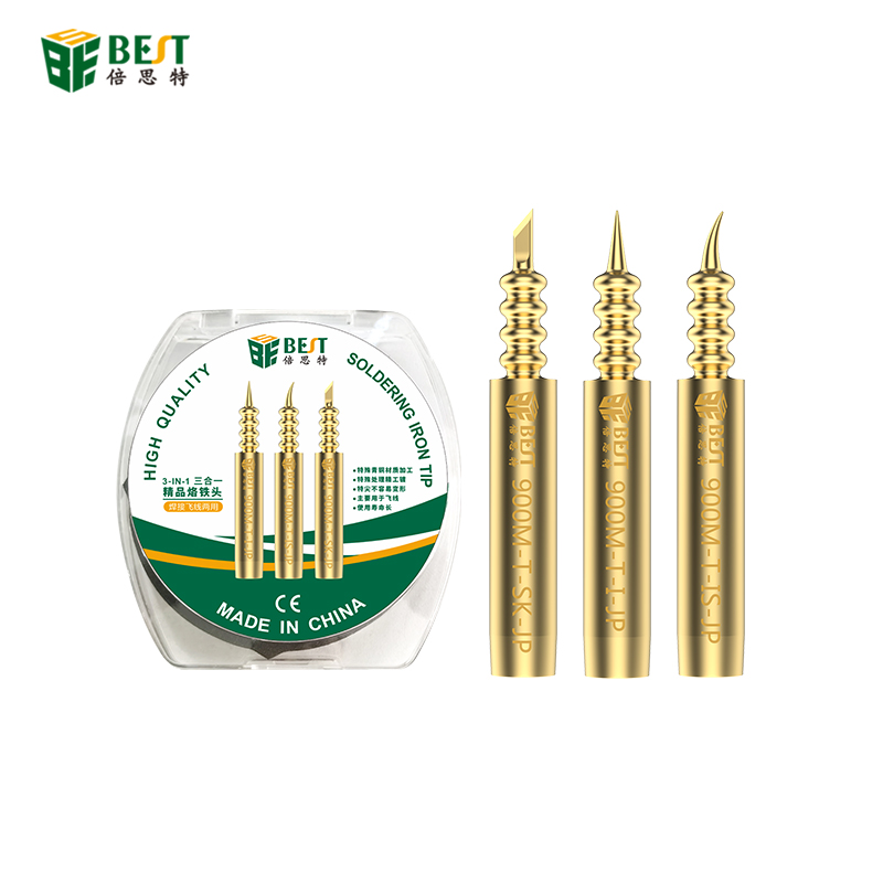 900M-T-JP boutique welding head 936 series welding head Baota type 936 welding head special bronze material internal heat constant temperature tip elbow cutter head welding 3-piece set