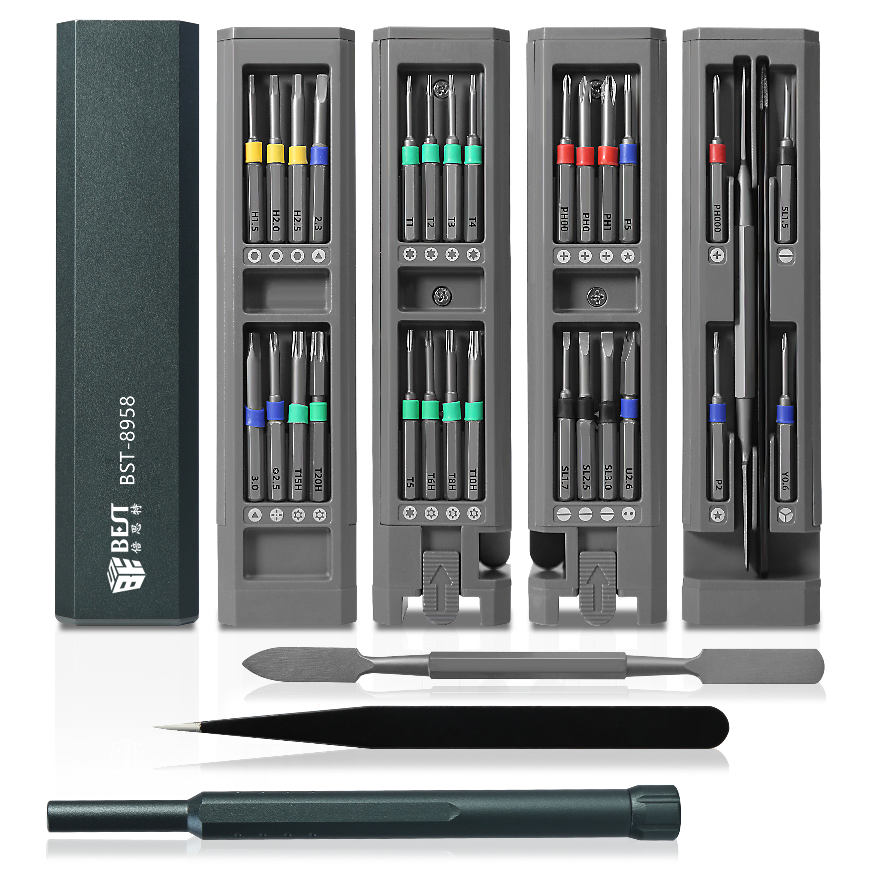 Bestool BST-8958 Juego de herramientas de destornillador 30 en 1