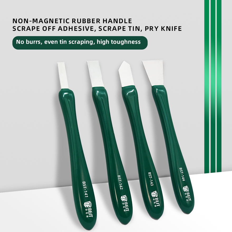 China Tin Scraper China Factory, Tin Scraper Manufacturer, Anti-static Anti-magnetic Insulated Tin Scraper Wholesaler Distributor, BST-141/142/143/144 manufacturer