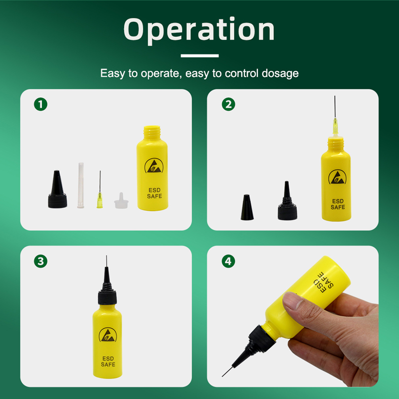 ESD Solvent Bottle โรงงานผลิตโรงงานผลิตตัวทำละลายพลาสติกแบบคงที่ผู้ค้าส่งผู้ค้าส่ง BST-101