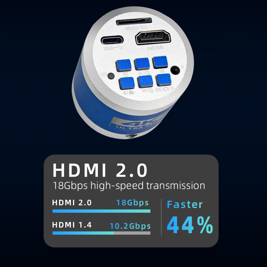 显微镜相机中国工厂,HDMI 4K显微镜摄像头制造商分销商,BST-4K