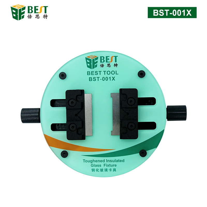 China BST-001X Heat Insulated Glass Fixture Anti-Static PCB Clamp Microscope Compatible ESD Safe manufacturer