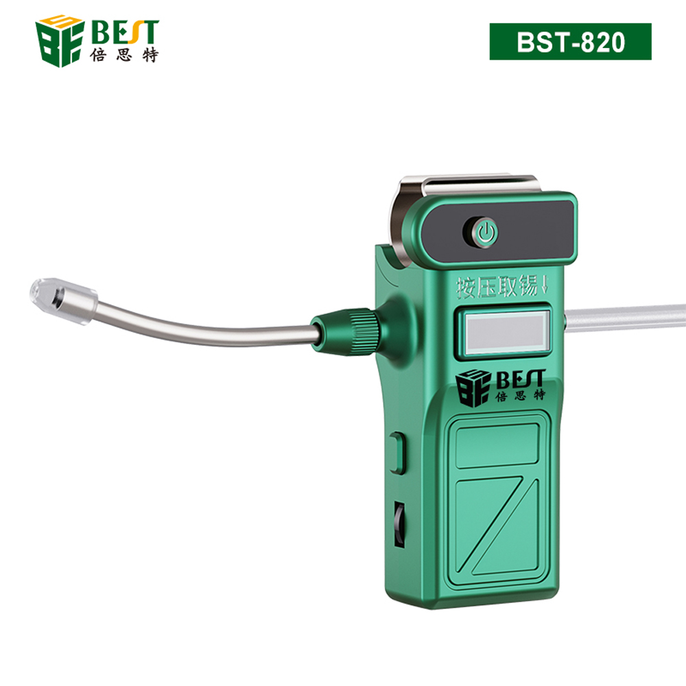 China Factory Electric Tin Wire Pusher One-Handed Soldering Efficiency Repair Tools Supplier BST-820