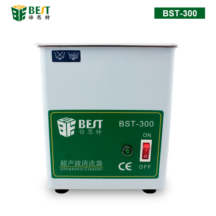 China Factory Ultrasonic Cleaner 1.8L Powerful 40KHz Cleaning for Jewelry Glasses & Circuit Boards BST-300