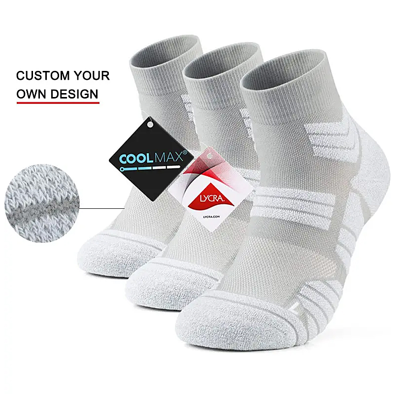 Китай Оптовые мужские носки с компрессионными носками - Coolmax Quick Dry Dry & Seamless Sports Nocks производителя