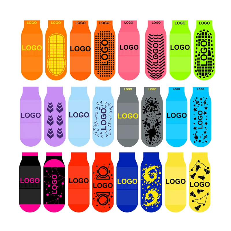 Calcetines de trampolín deportivos personalizados al por mayor