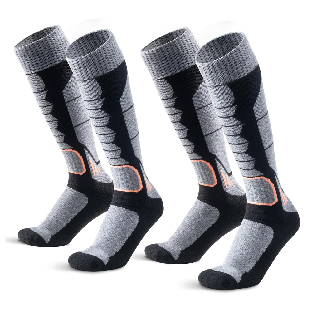 Chine Chaussettes de ski thermiques en laine mérinos, coussin complet pour hommes, femmes et jeunes, vente en gros fabricant