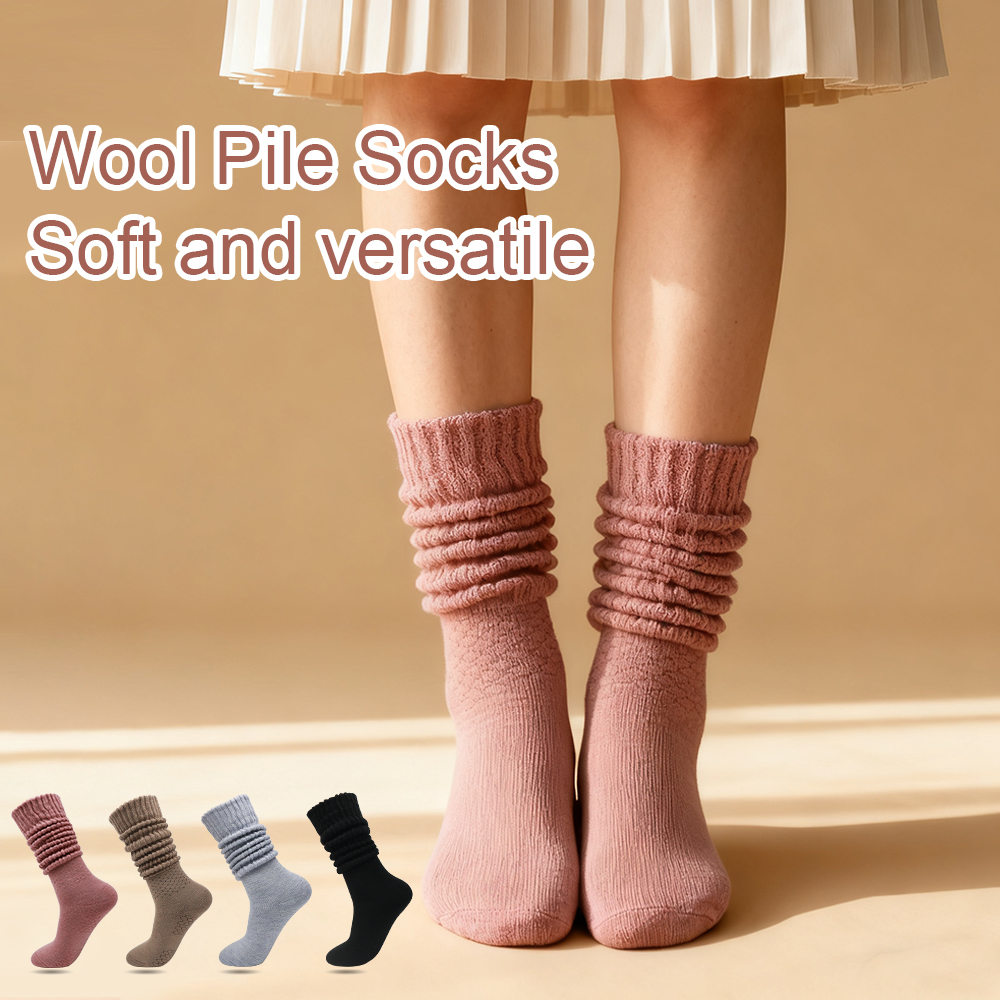 China Fashion Wool Slouch Socks | Women's Socks Wholesale in China manufacturer