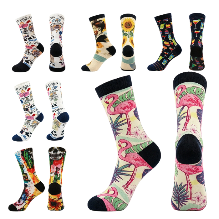 Custom printed promotional socks manufacturer
