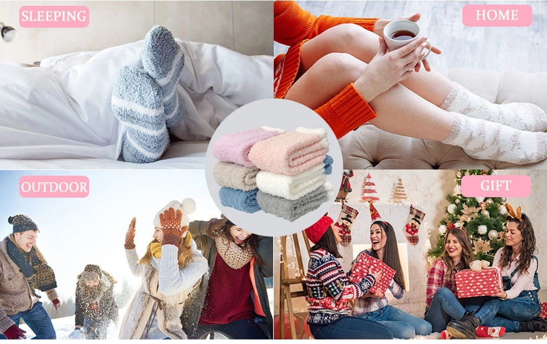 Wholesale Price 3D Plush Socks Factory China