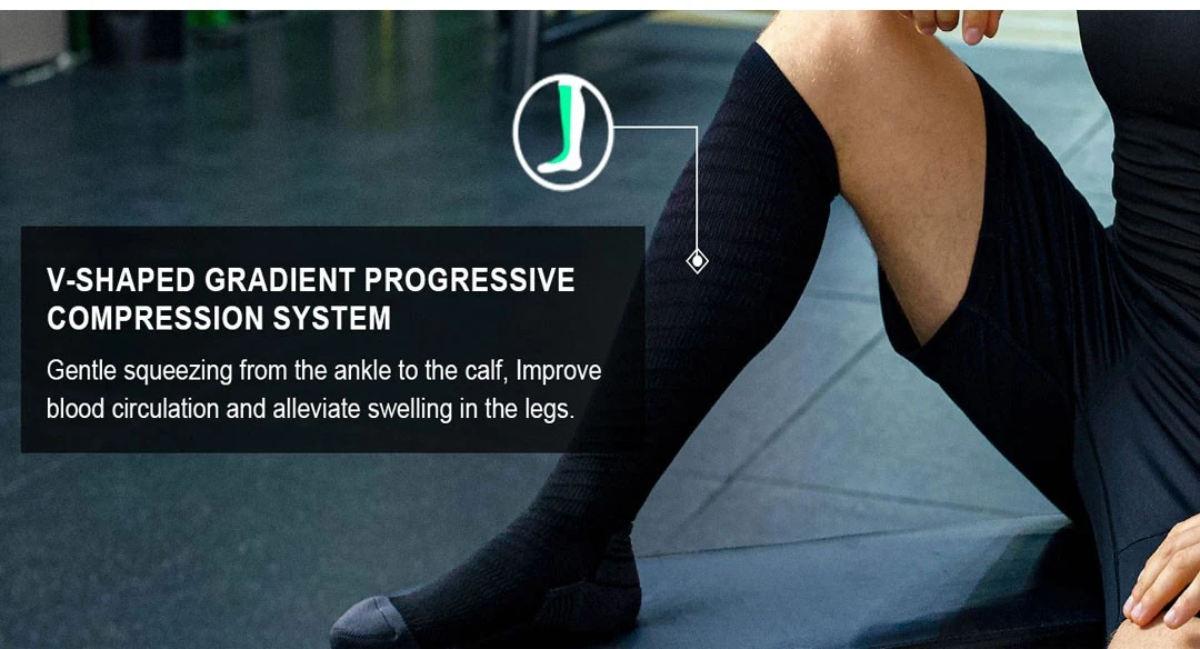 Low MOQ Medical Functional Socks DDP Shipping