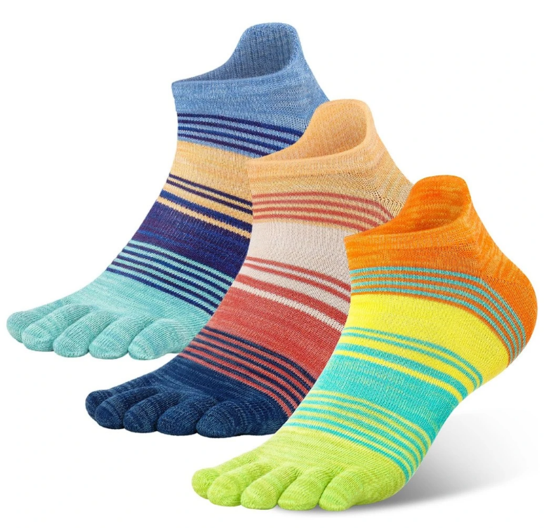 Custom logo 3D printed toe socks supplier