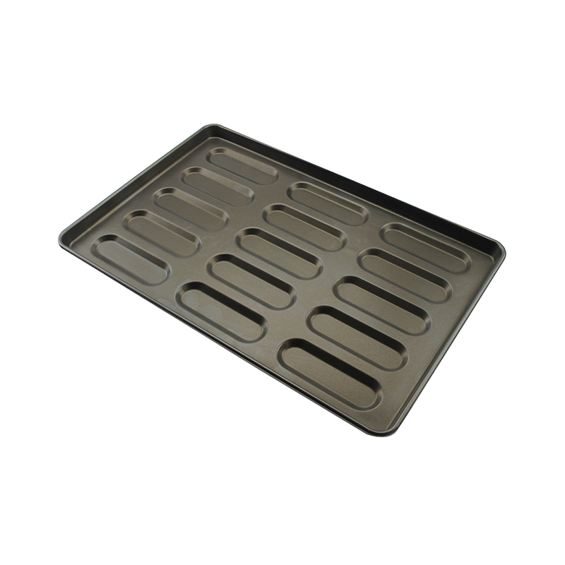 15 Molds Hot Dog Bun Bread Mold Baking Pan