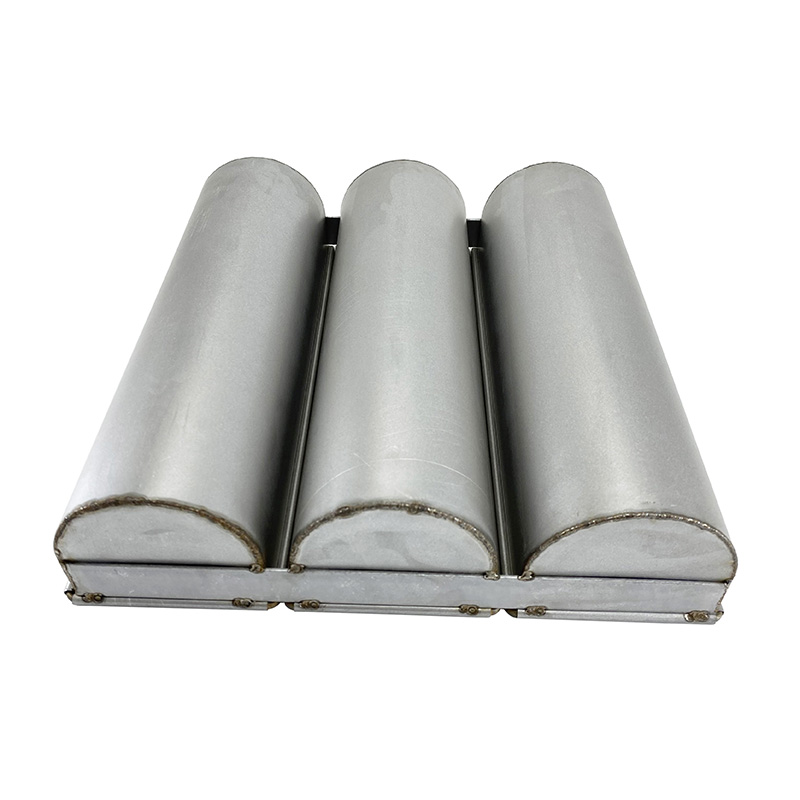 Molde para hornear pan de aluminio hecho a mano con 3 cavidades