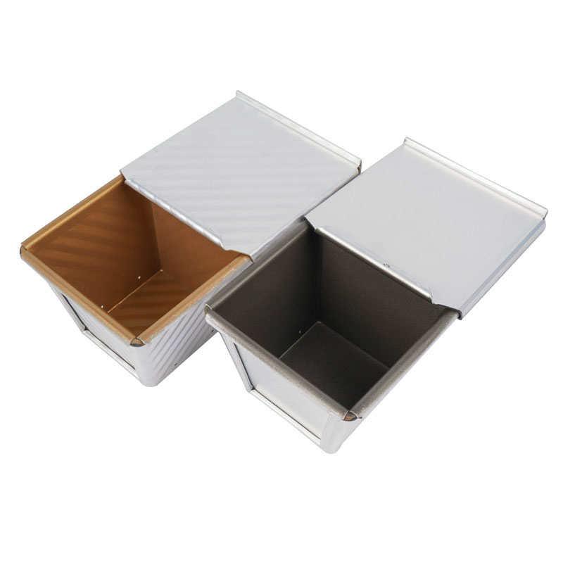 Molde antiadherente para hornear pan pequeño con tapa