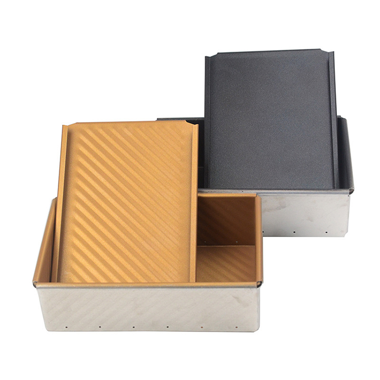 Corrugated Aluminum Bread Baking Pan with Lid