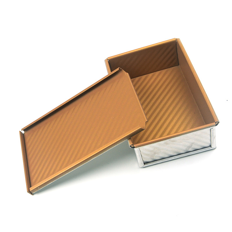 Corrugated Aluminum Bread Baking Pan with Lid