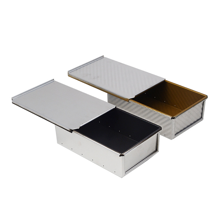 Corrugated Aluminum Bread Baking Pan with Lid