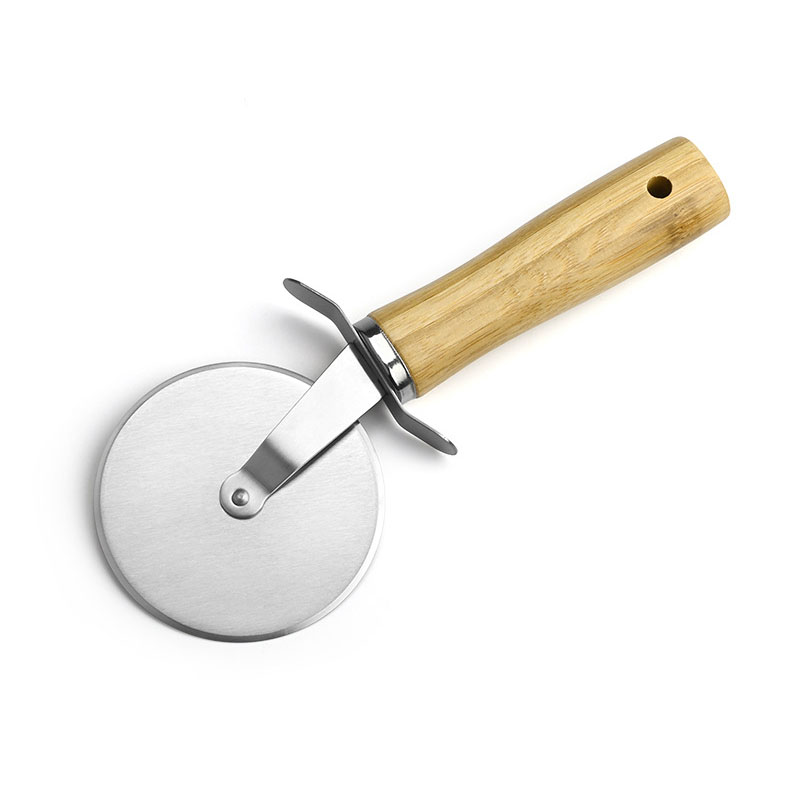 มีดตัดพิซซ่า มีดพิซซ่า ด้ามไม้