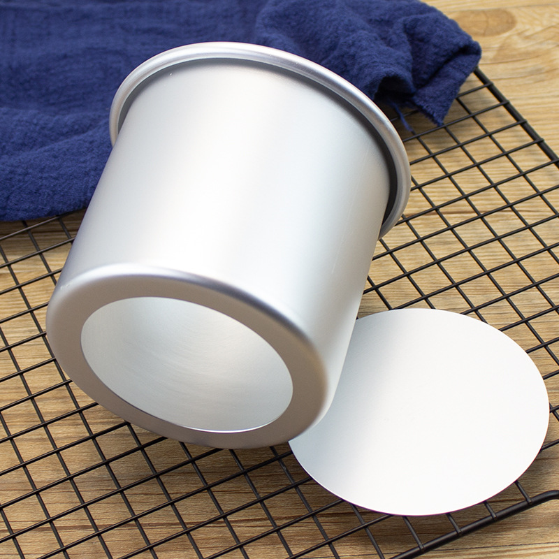 4 inch Mini Round Aluminum Cake Pan Baking Mold with Removable Bottom