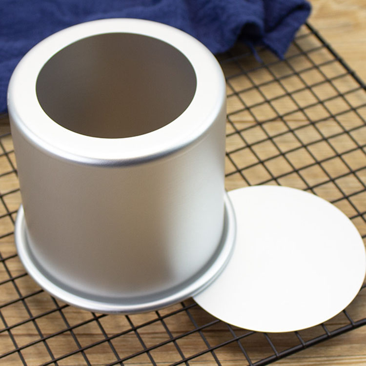 4 inch Mini Round Aluminum Cake Pan Baking Mold with Removable Bottom