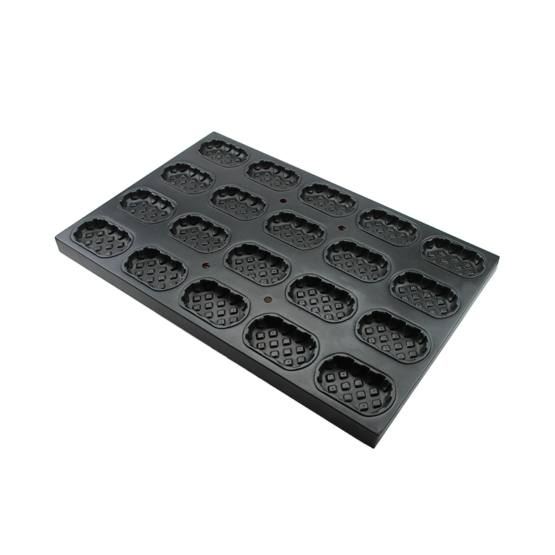 Múltiples moldes antiadherentes ovalados para cupcakes, bandeja para hornear magdalenas