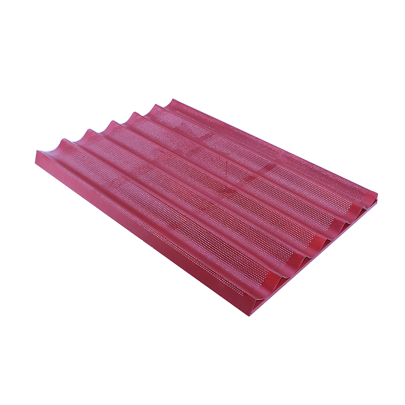 Niestandardowe perforowane aluminiowe tacki do bagietek Francuskie tace do pieczenia chleba
