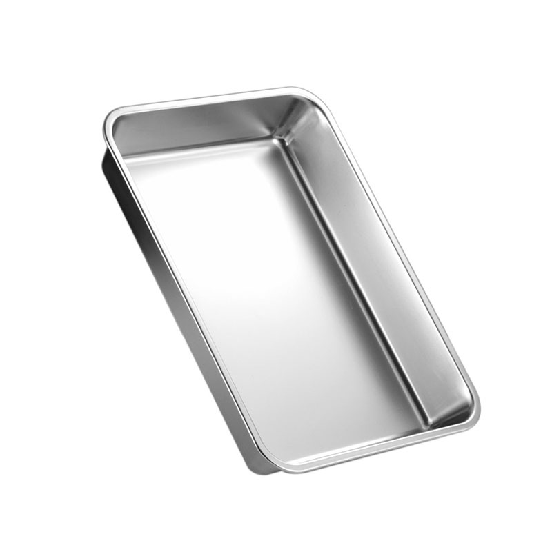 304 Stainless Steel Deep Food Tray Baking Sheet Pan
