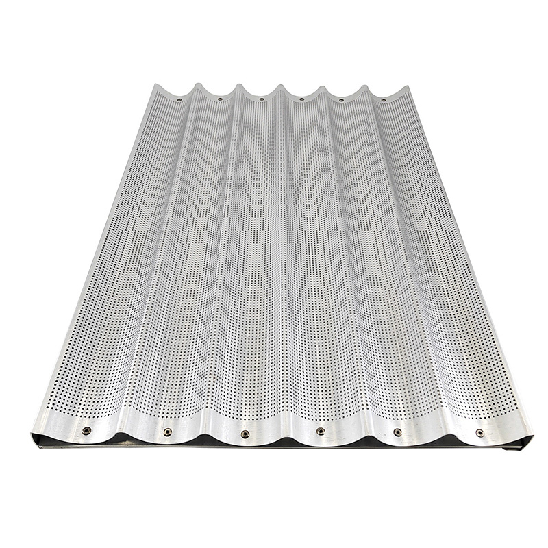 Bandeja para assar pão francês com 6 compartimentos Forma baguete