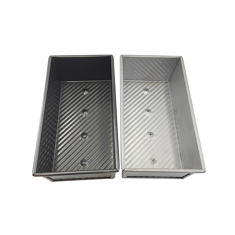 Wytrzymała aluminiowa falista nieprzywierająca puszka na chleb