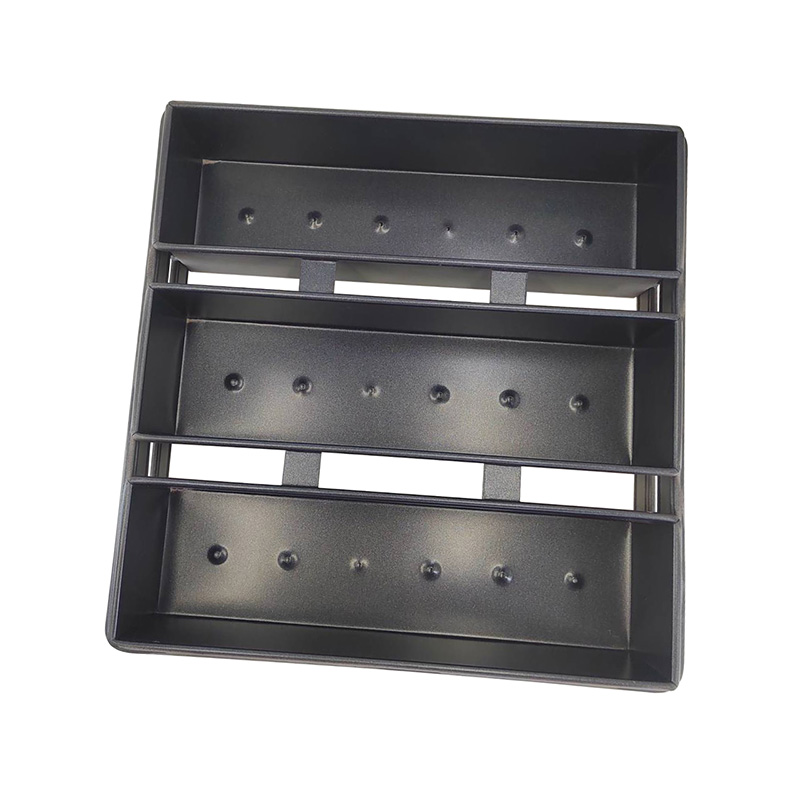 Bandeja para hornear pan tostado con correa antiadherente de 3 cavidades