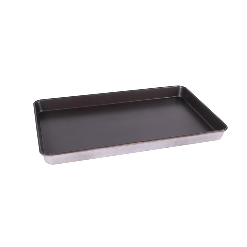 Plateau de cuisson antiadhésif Alusteel, 400x600mm, pour pain, gâteau, biscuits