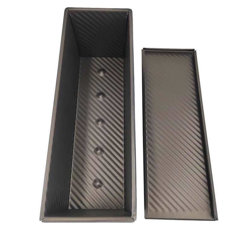 Double Sided Teflon Non Stick Bread Loaf Baking Pan na may Takip