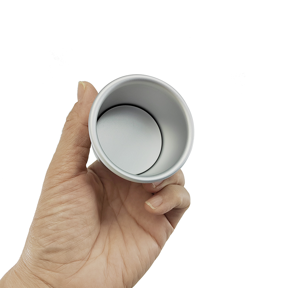 Mini molde redondo de aluminio para hornear pasteles, molde para pasteles de 2 pulgadas