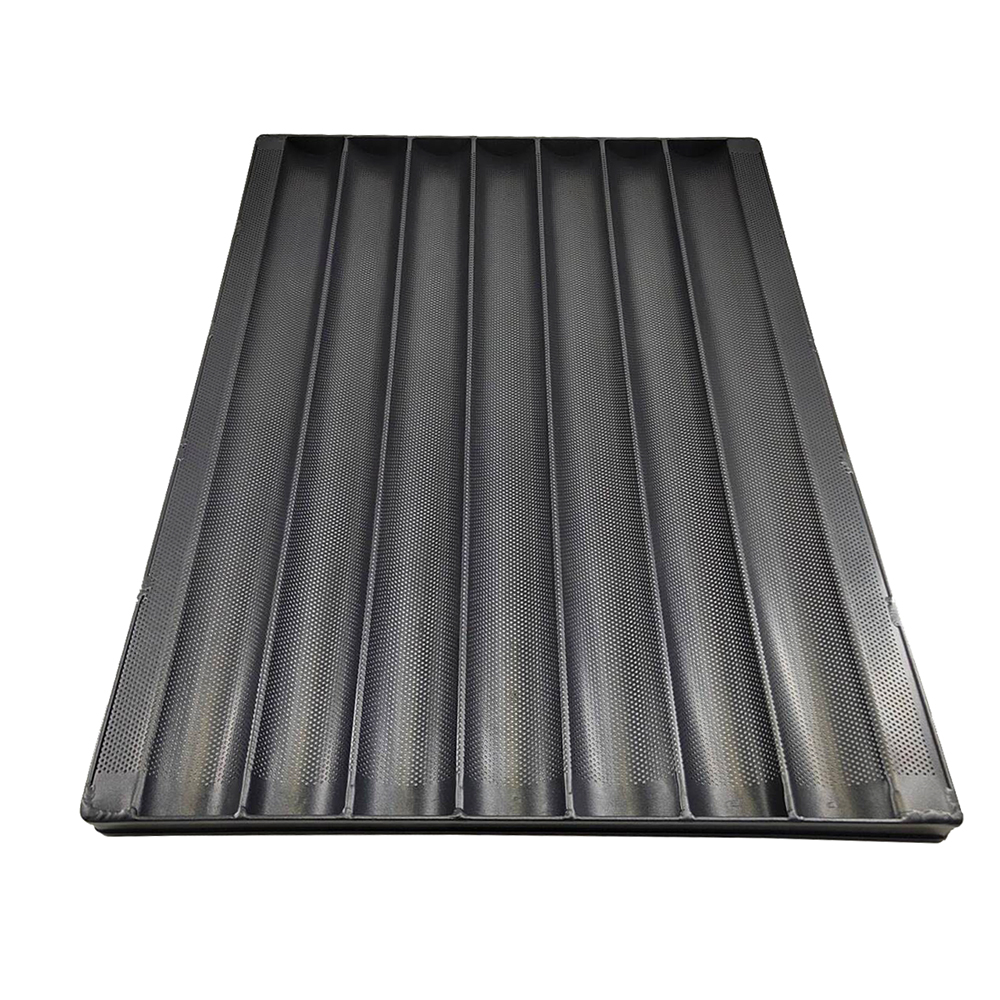 業務用アルミバゲットパン型クローズドエンド