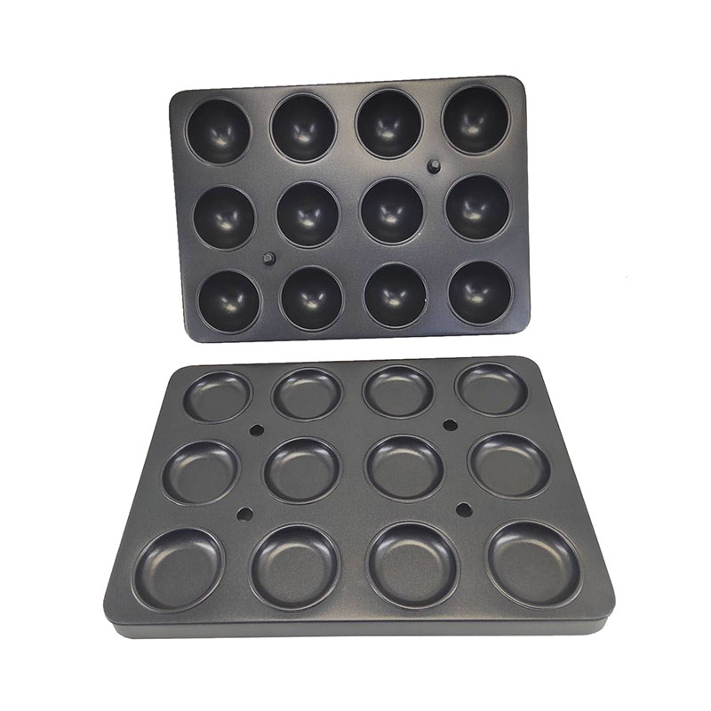Industrial Deep Muffin Cupcake Baking Pans 2pcs Set