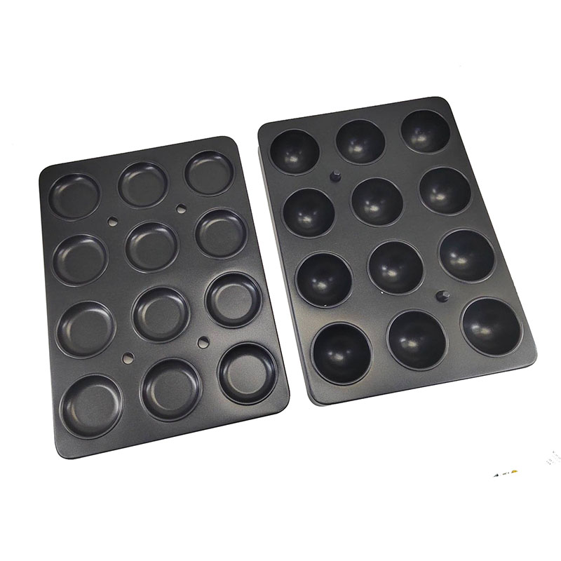 Industrial Deep Muffin Cupcake Baking Pans 2pcs Set
