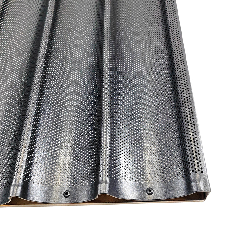 Poêle à baguette en aluminium antiadhésif 4 vagues