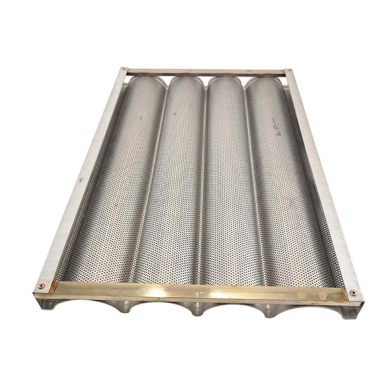 Poêle à baguette en aluminium antiadhésif 4 vagues